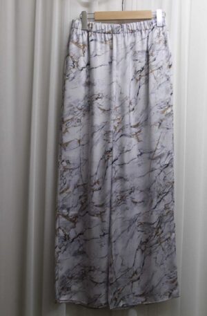 [ NUS / ヌース ] 大理石柄ワイドパンツ