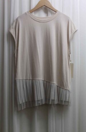 [ epidemique / エピデミーク ] チュール切り替えTシャツ