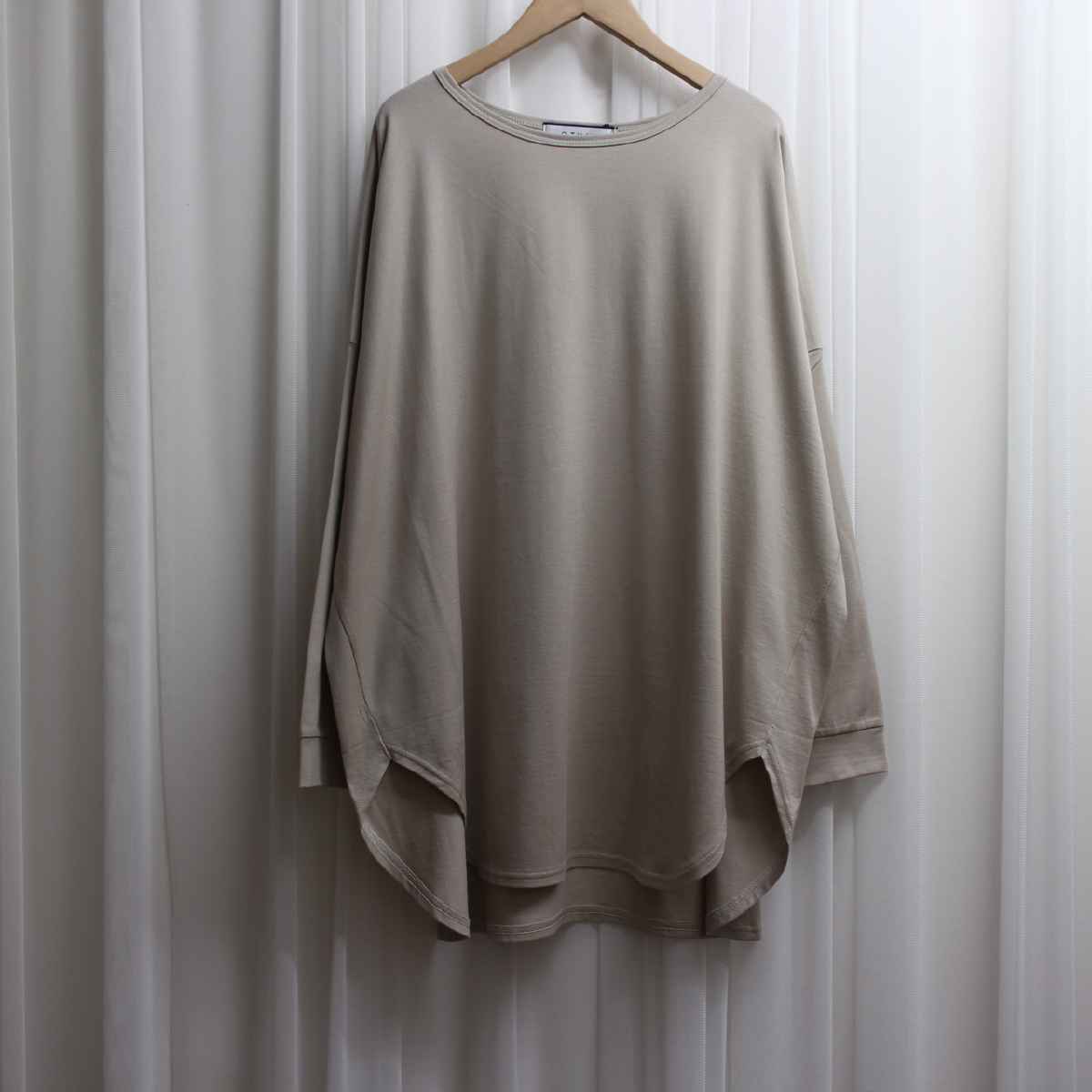 [ QTUME / クチューム ] ビッグシルエットロングTシャツ