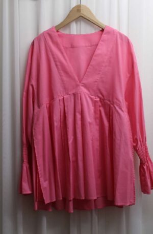 [ NUS / ヌース ] キャンディスリーブブラウス