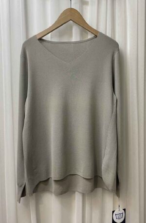 [ C'EST MOIJEU / セモア ] Vネックニットソー