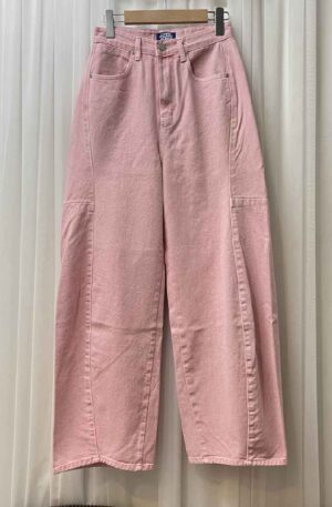 [ L'OURS POLAIRE ET BLEU / ルスポレール＆ブリュ ] コクーンパンツピンク