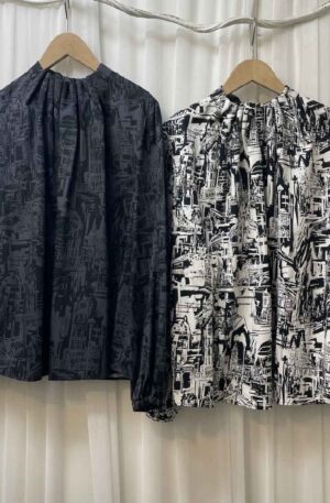 [ Chris montez / クリスモンテス ] プリントブラウス