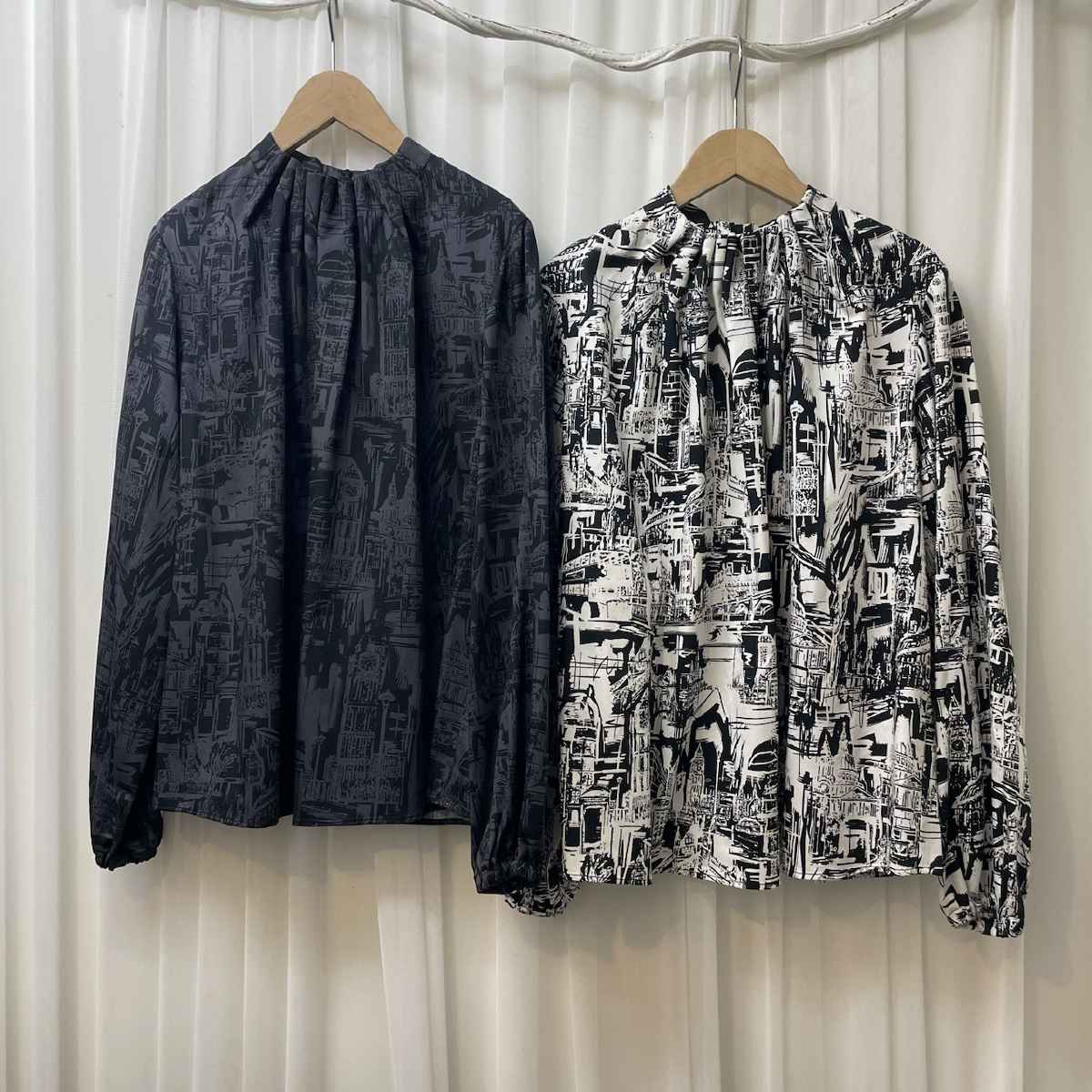 [ Chris montez / クリスモンテス ] プリントブラウス