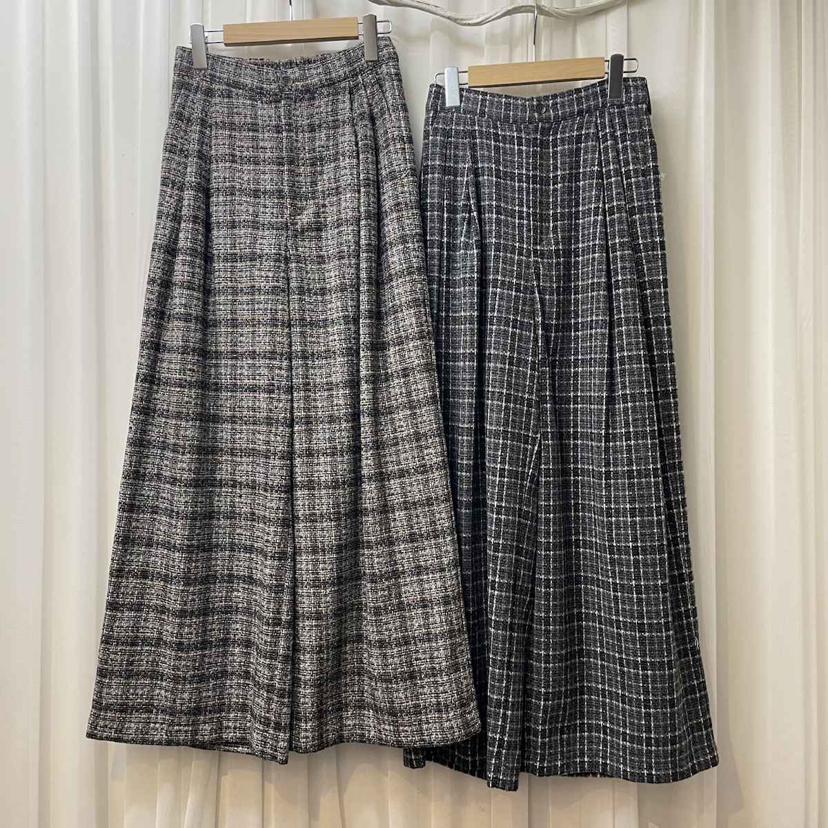 [ epidemique / エピデミーク ] チェック柄ワイドパンツ