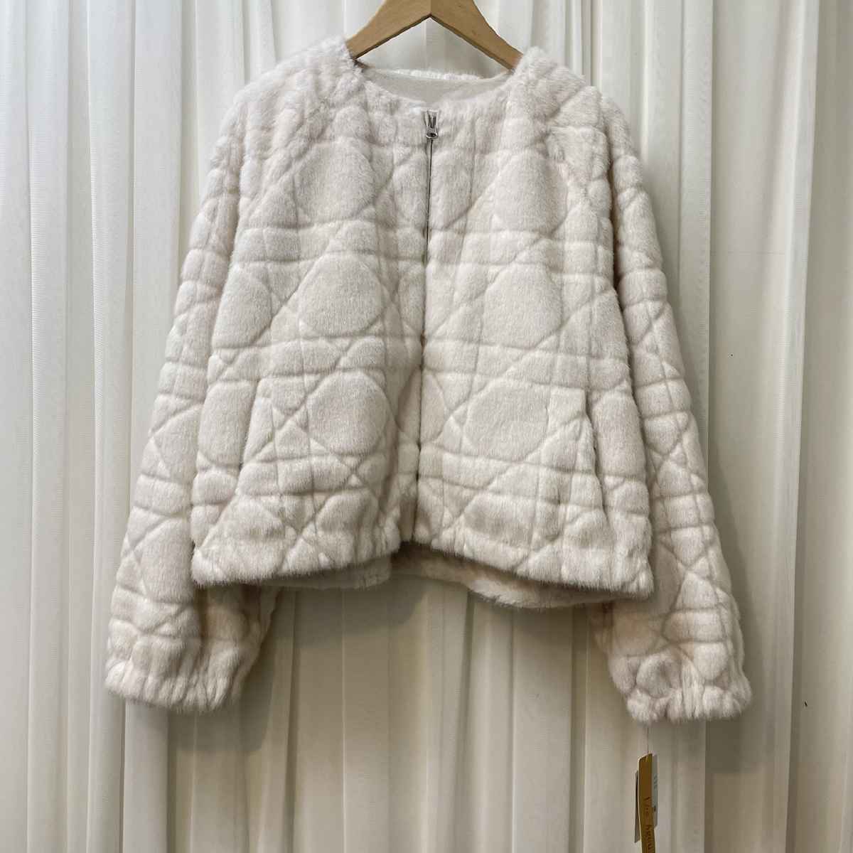 [ Le’s Ageu / レ・アージュ ] チェック柄ファージャケット