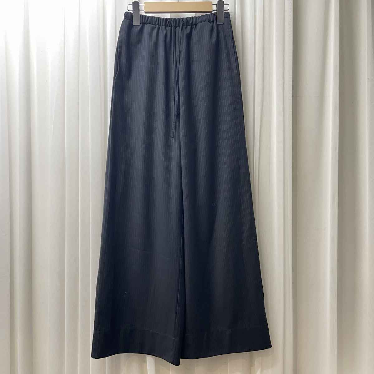 12月下旬入荷 [ L’OURS POLAIRE ET BLEU / ルスポレール＆ブリュ ] ピンストライプワイドパンツ