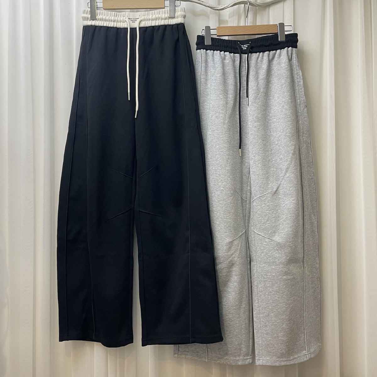 [ L’OURS POLAIRE ET BLEU / ルスポレール＆ブリュ ] スウェットカーブパンツ