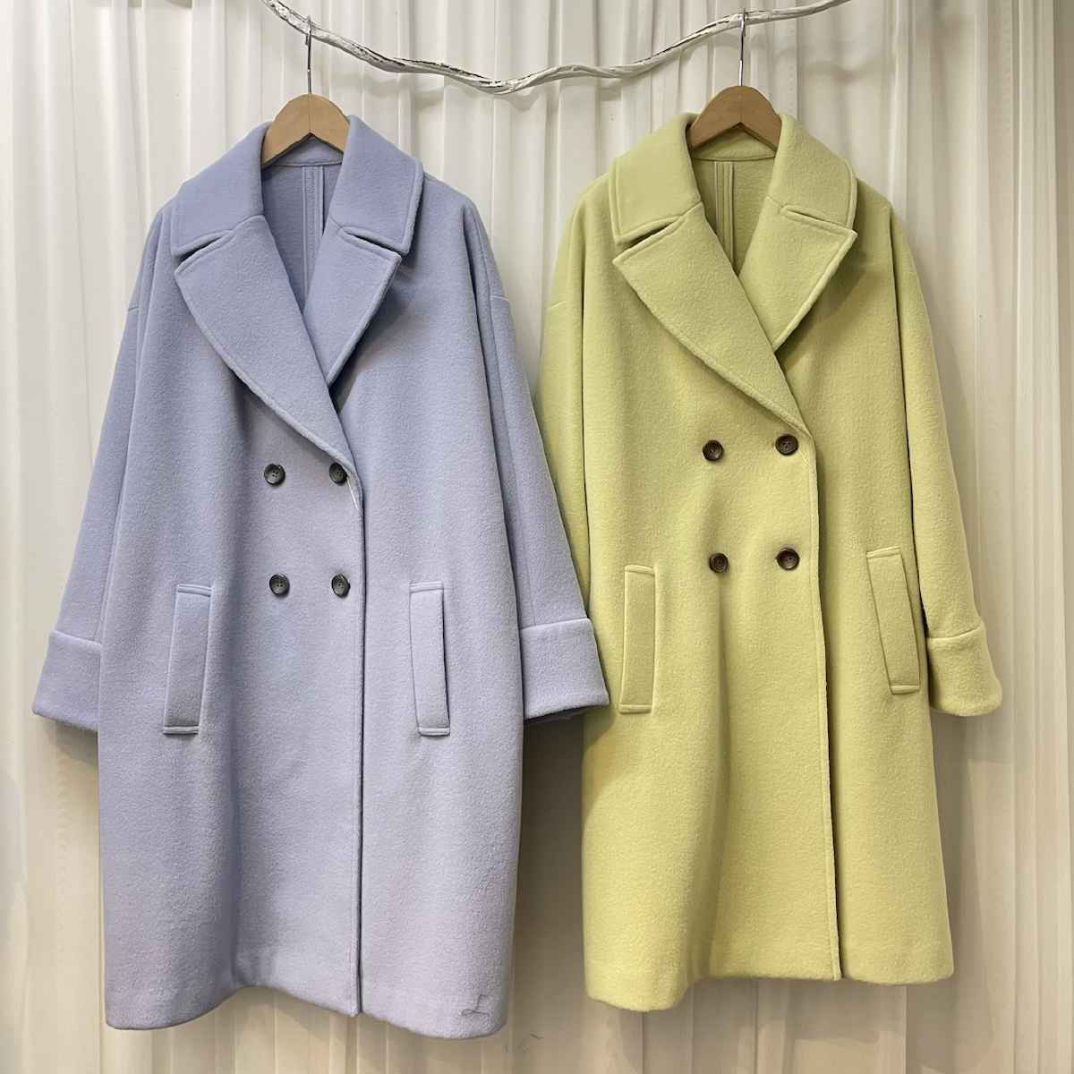 [ Le’s Ageu / レ・アージュ ] カラーチェスターコート