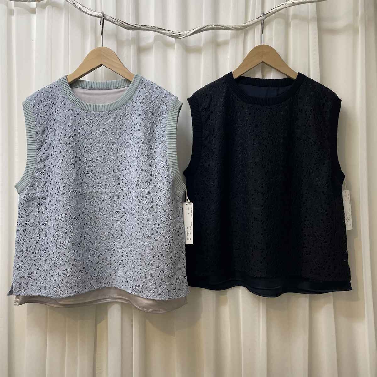 [ epidemique / エピデミーク ] ノースリーブレースニット