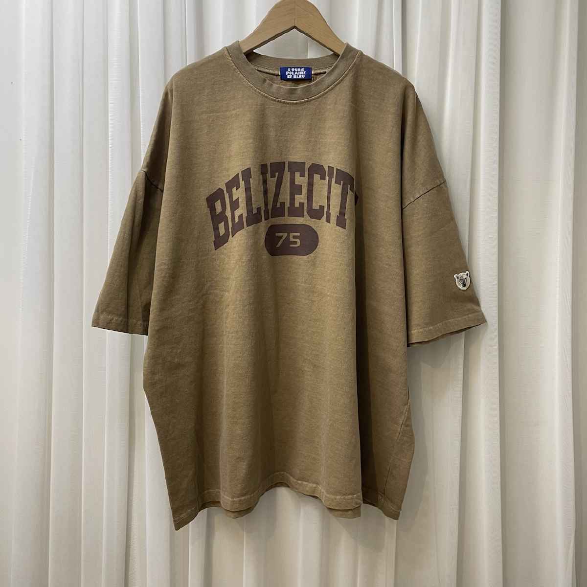 [ L’OURS POLAIRE ET BLEU / ルスポレール＆ブリュ ] 五分袖Tシャツ