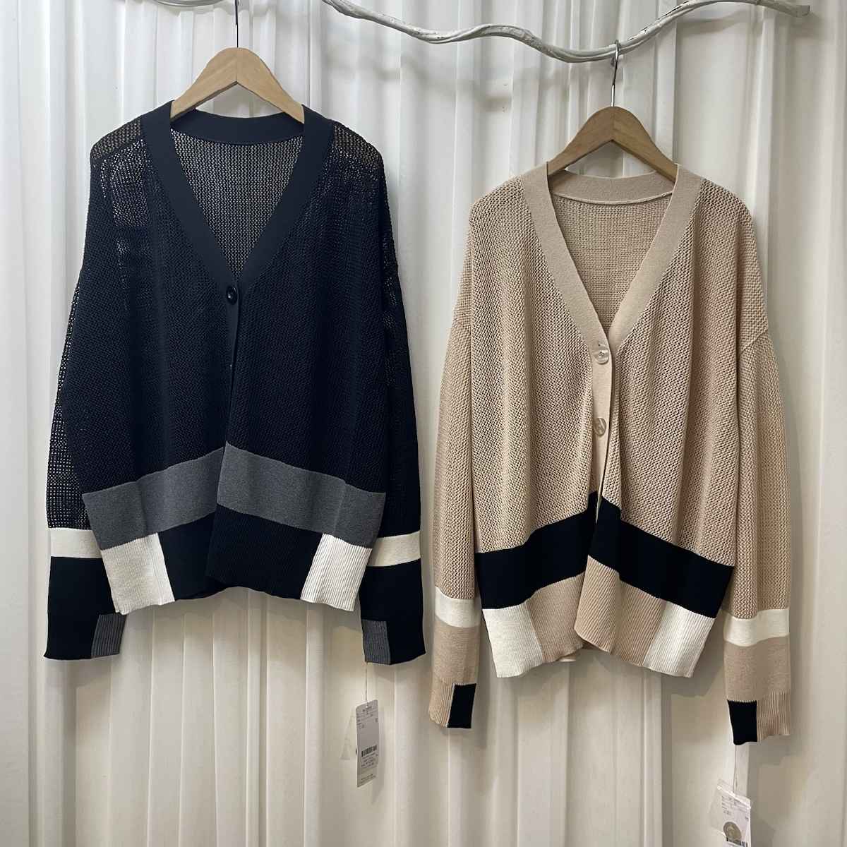 [ Chris montez / クリスモンテス ] メッシュカーディガン